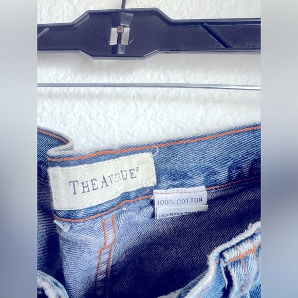 The Avenue Button Down Denim Skirt - Picture 2 of 3